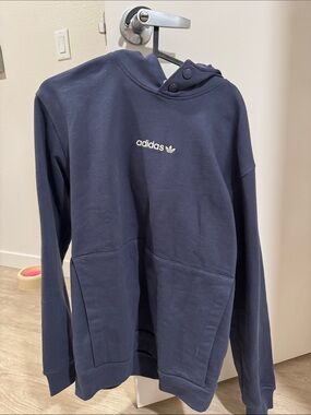 adidas Navy Trefoil Crewneck Sweatshirt